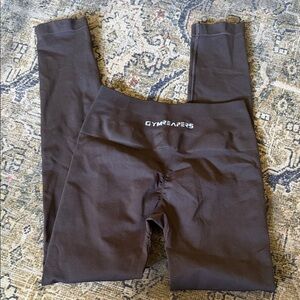 Gymreapers Brown Leggings Size Medium Ankle Length